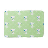 pinda's | Snoopy Green Deco Dreams Patroon Badmat (Voorkant)