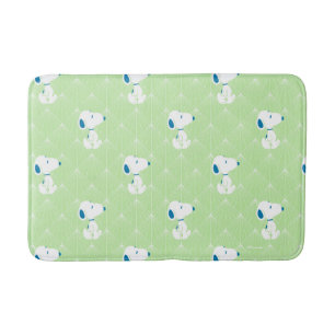 pinda's   Snoopy Green Deco Dreams Patroon Badmat