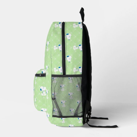pinda's | Snoopy Green Deco Dreams Patroon Bedrukte Rugzak (Rechts)