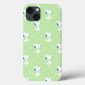 pinda's | Snoopy Green Deco Dreams Patroon Case-Mate iPhone Case (Achterkant)