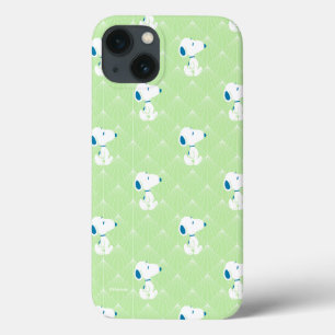 pinda's   Snoopy Green Deco Dreams Patroon Case-Mate iPhone Case