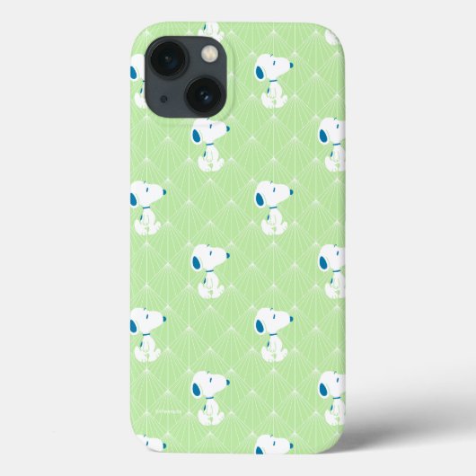 pinda's | Snoopy Green Deco Dreams Patroon Case-Mate iPhone Case (Achterkant)