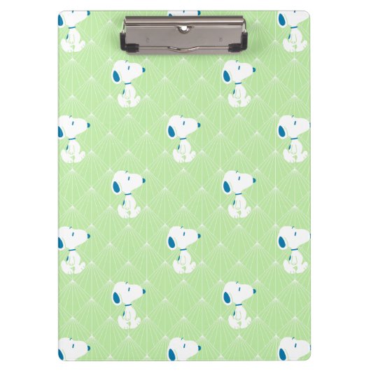pinda's | Snoopy Green Deco Dreams Patroon Klembord (Voorkant)