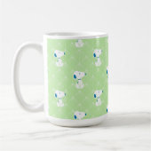 pinda's | Snoopy Green Deco Dreams Patroon Koffiemok (Links)