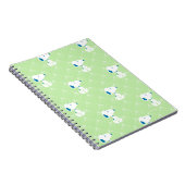 pinda's | Snoopy Green Deco Dreams Patroon Notitieboek (Rechterzijde)