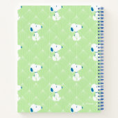 pinda's | Snoopy Green Deco Dreams Patroon Notitieboek (Achterkant)