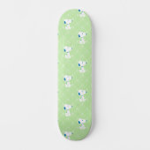 pinda's | Snoopy Green Deco Dreams Patroon Persoonlijk Skateboard (Voorkant)