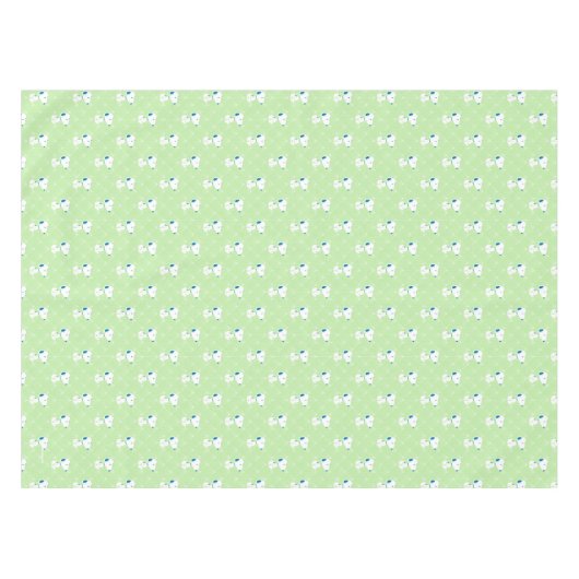 pinda's | Snoopy Green Deco Dreams Patroon Tafelkleed (Voorkant (Horizontaal))