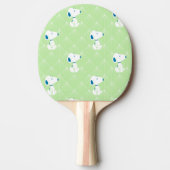 pinda's | Snoopy Green Deco Dreams Patroon Tafeltennisbatje (Voorkant)