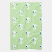 pinda's | Snoopy Green Deco Dreams Patroon Theedoek (Verticaal)