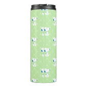 pinda's | Snoopy Green Deco Dreams Patroon Thermosbeker (Achterkant)