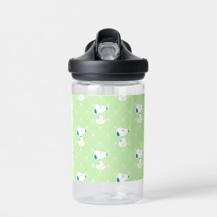 pinda's   Snoopy Green Deco Dreams Patroon Waterfles
