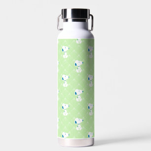 pinda's   Snoopy Green Deco Dreams Patroon Waterfles
