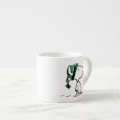 pinda's | Snoopy Green Snow Pet Espresso Kop (Voorkant rechts)