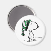 pinda's | Snoopy Green Snow Pet Magneet (Voorkant / Achterkant)