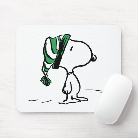 pinda's | Snoopy Green Snow Pet Muismat (Met muis)
