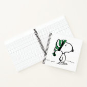 pinda's | Snoopy Green Snow Pet Notitieboek (Binnen)
