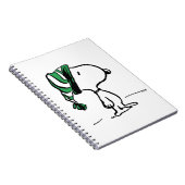 pinda's | Snoopy Green Snow Pet Notitieboek (Rechterzijde)