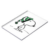 pinda's | Snoopy Green Snow Pet Notitieboek (Linkerzijde)