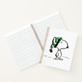 pinda's | Snoopy Green Snow Pet Notitieboek (Binnen)