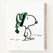 pinda's | Snoopy Green Snow Pet Notitieboek (Achterkant)