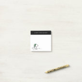 pinda's | Snoopy Green Snow Pet Post-it® Notes (Op bureau)