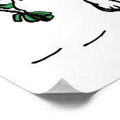 pinda's | Snoopy Green Snow Pet Poster (Hoek)