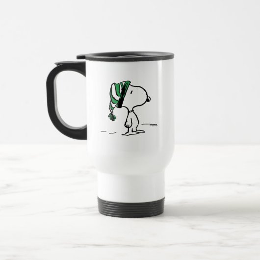 pinda's | Snoopy Green Snow Pet Reisbeker (Links)
