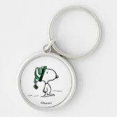 pinda's | Snoopy Green Snow Pet Sleutelhanger (Voorkant)