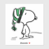 pinda's | Snoopy Green Snow Pet Sticker (Vel)
