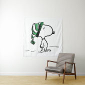 pinda's | Snoopy Green Snow Pet Wandkleed (In situ)