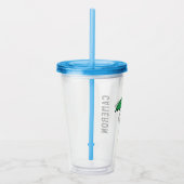 pinda's | Snoopy Green Umbrella Acryl Drinkbeker (Rechts)