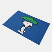 pinda's | Snoopy Green Umbrella Deurmat (Schuin)
