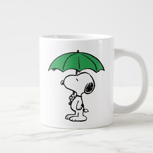 pinda's | Snoopy Green Umbrella Grote Koffiekop (Rechts)
