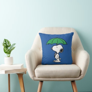pinda's   Snoopy Green Umbrella Kussen