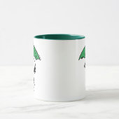 pinda's | Snoopy Green Umbrella Mok (Midden)