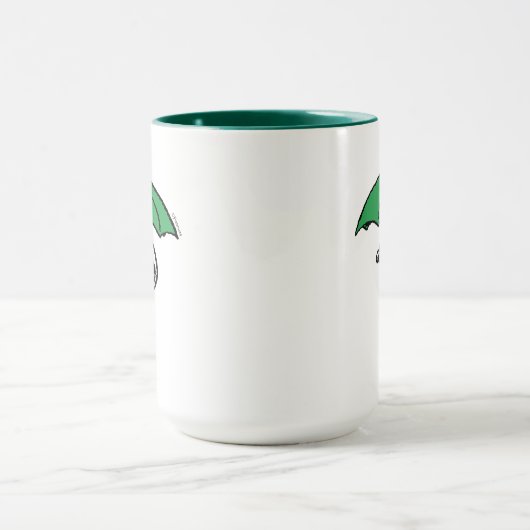 pinda's | Snoopy Green Umbrella Mok (Midden)