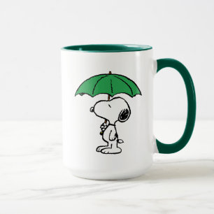 pinda's   Snoopy Green Umbrella Mok