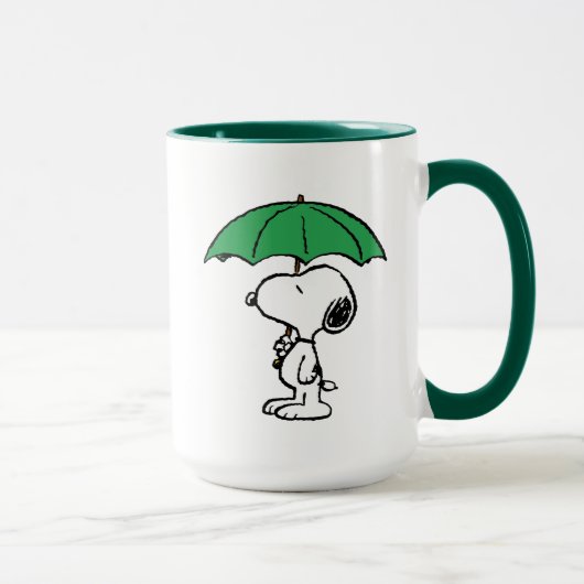 pinda's | Snoopy Green Umbrella Mok (Rechts)