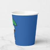 pinda's | Snoopy Green Umbrella Papieren Bekers (Links)