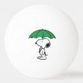 pinda's | Snoopy Green Umbrella Pingpongbal (Voorkant)