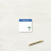 pinda's | Snoopy Green Umbrella Post-it® Notes (Op bureau)