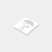 pinda's | Snoopy Green Umbrella Post-it® Notes (Schuin)