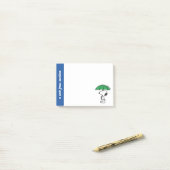 pinda's | Snoopy Green Umbrella Post-it® Notes (Op bureau)