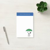 pinda's | Snoopy Green Umbrella Post-it® Notes (Kantoor)