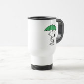 pinda's | Snoopy Green Umbrella Reisbeker (Voorkant rechts)