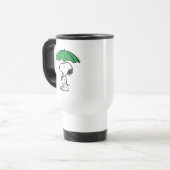 pinda's | Snoopy Green Umbrella Reisbeker (Voorkant links)