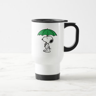 pinda's   Snoopy Green Umbrella Reisbeker