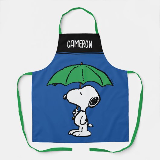 pinda's | Snoopy Green Umbrella Schort (Voorkant)