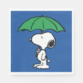 pinda's | Snoopy Green Umbrella Servet (Voorkant)